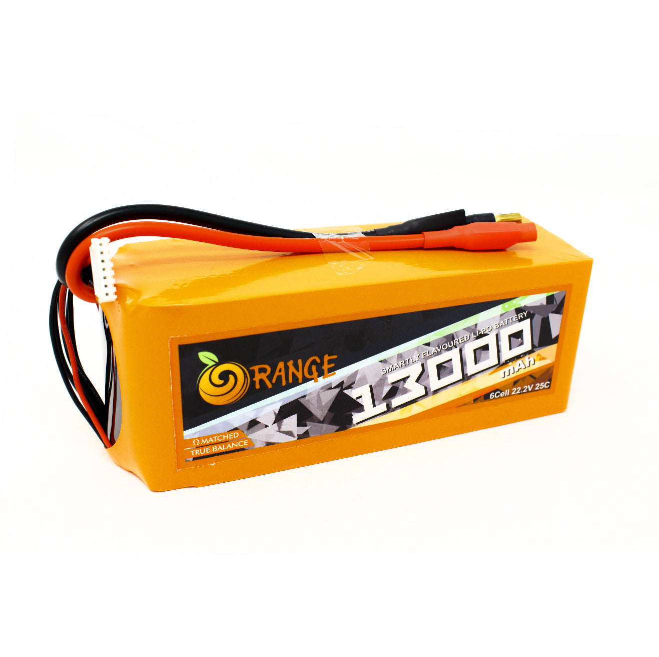 Orange 13000 mAh 6S 25C/50C Lithium Polymer Battery Pack (LiPo)