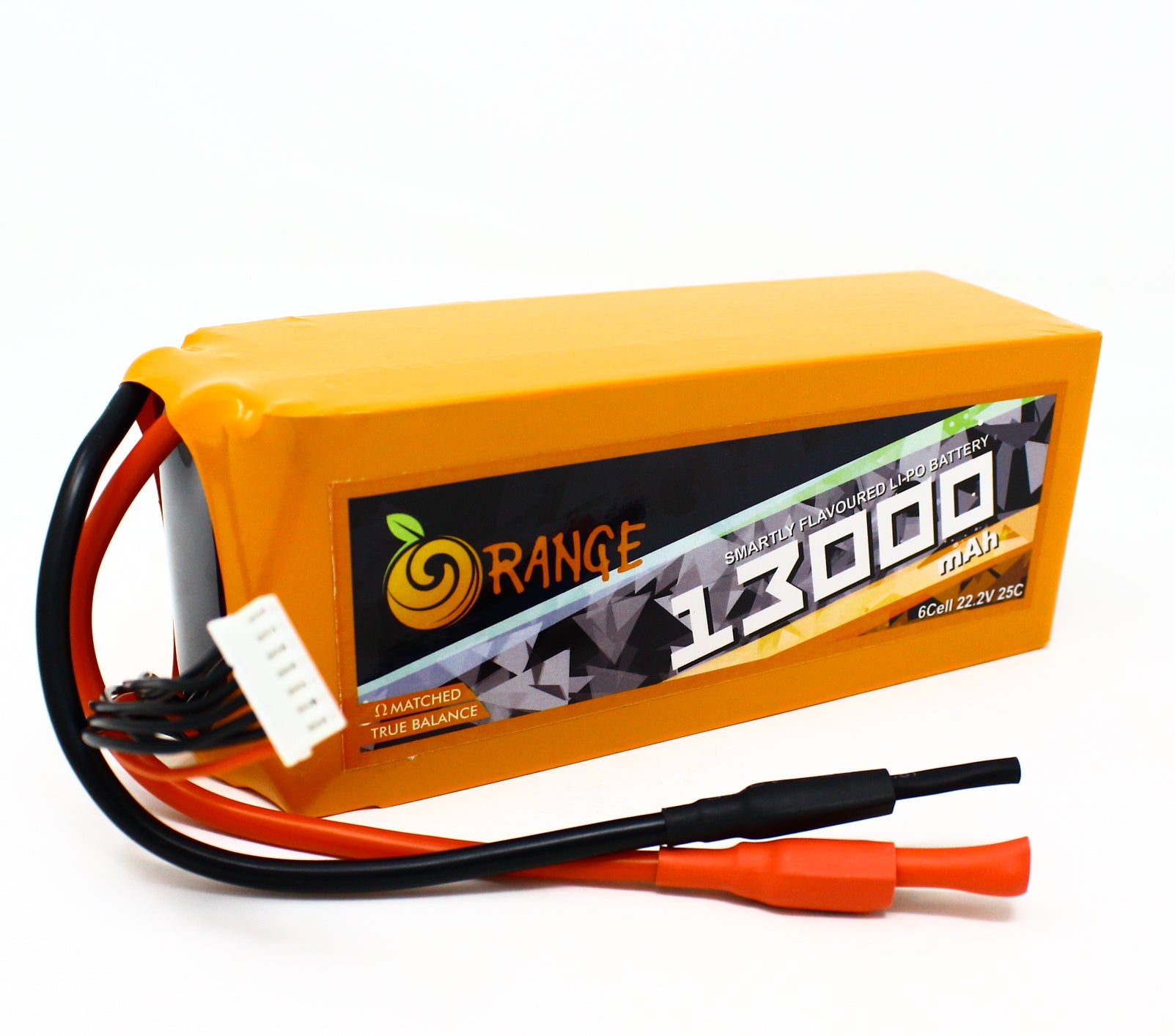 Orange 13000 mAh 6S 25C/50C Lithium Polymer Battery Pack (LiPo)
