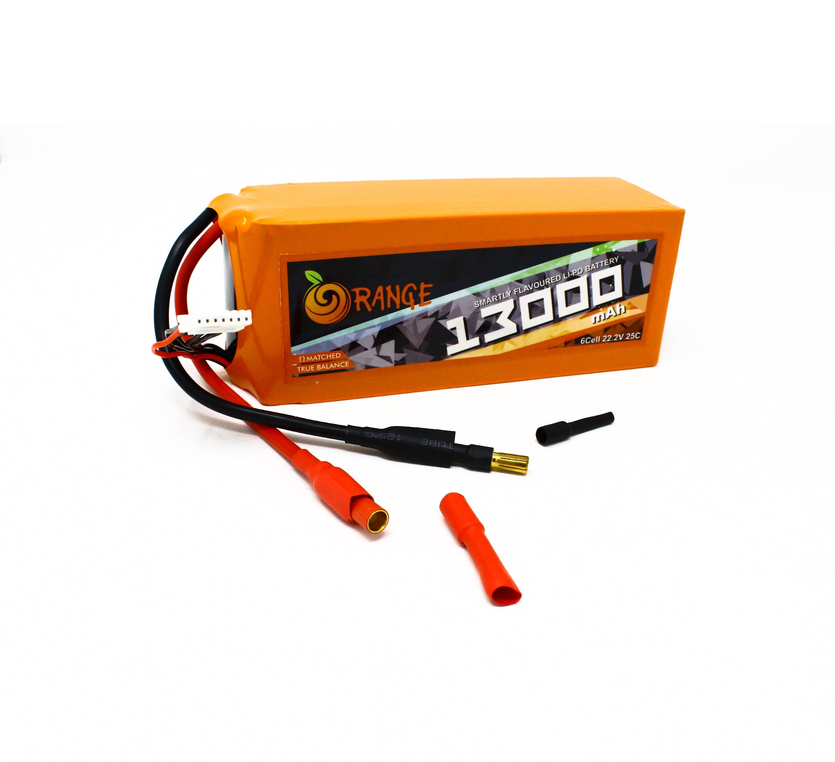 Orange 13000 mAh 6S 25C/50C Lithium Polymer Battery Pack (LiPo)