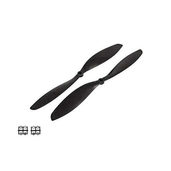 Orange HD Propellers 1147(11X4.7) Carbon Fiber Black 1CW+1CCW-1pair
