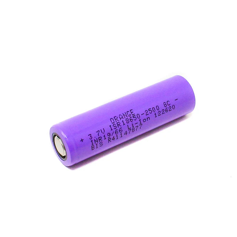 Orange A Grade ISR 18650 2500mAh (8c) Lithium-ion Battery