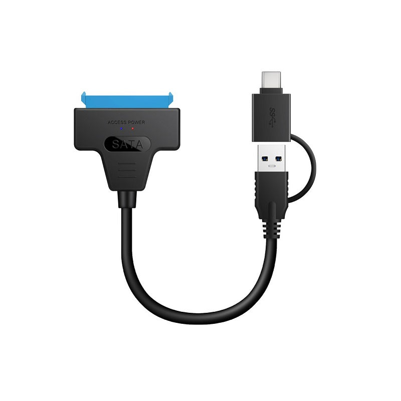 SATA3.0 to, USB3.0/Type-c Two-inone, External Hard Disk, Data Cable-20CM