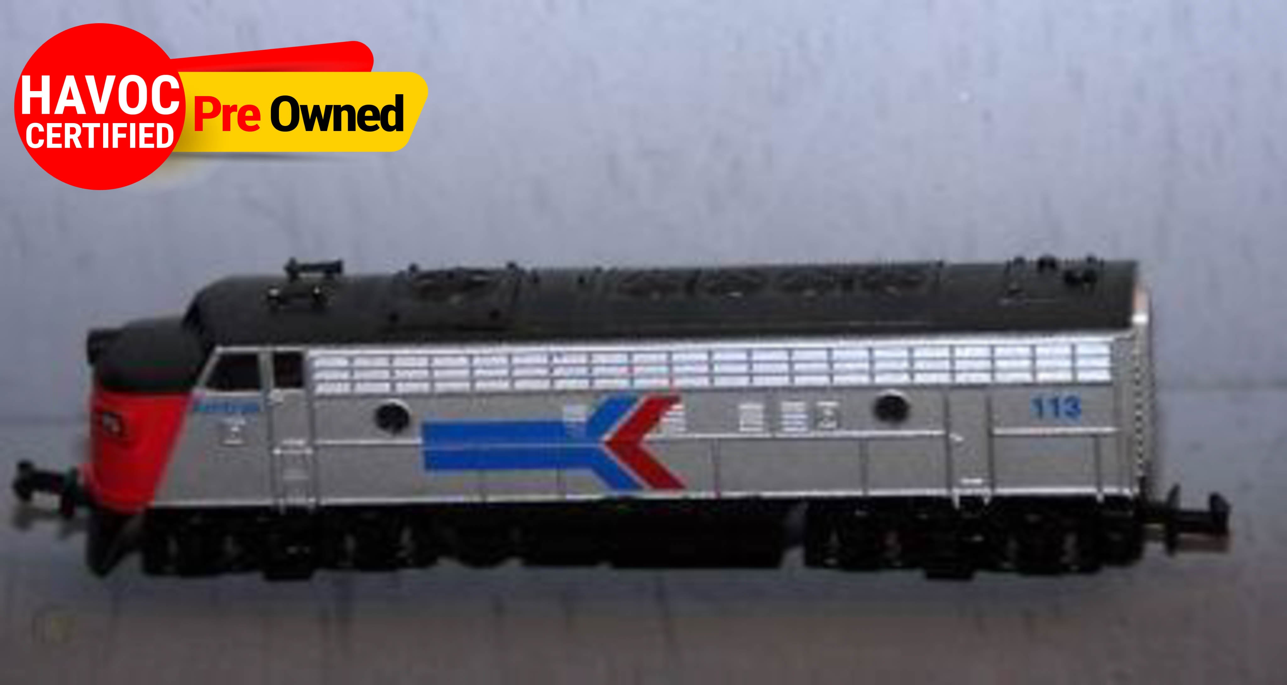 N SCALE ENGINE METAL AMTRAK(QUALITY PRE OWNED)