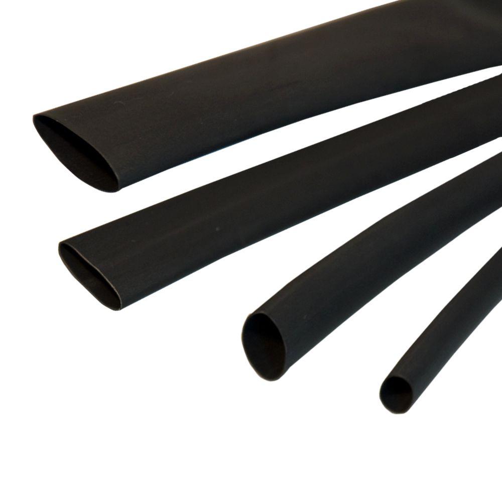 Heat Shrink Sleeve 25mm Black 1meter Industrial Grade WOER (HST)