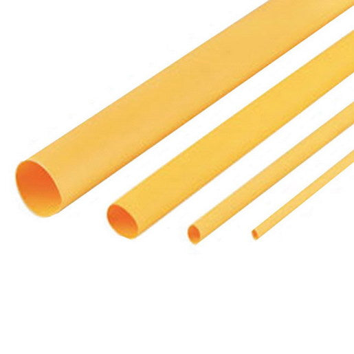 Heat Shrink Sleeve 5mm Yellow 2meter Industrial Grade WOER (HST)