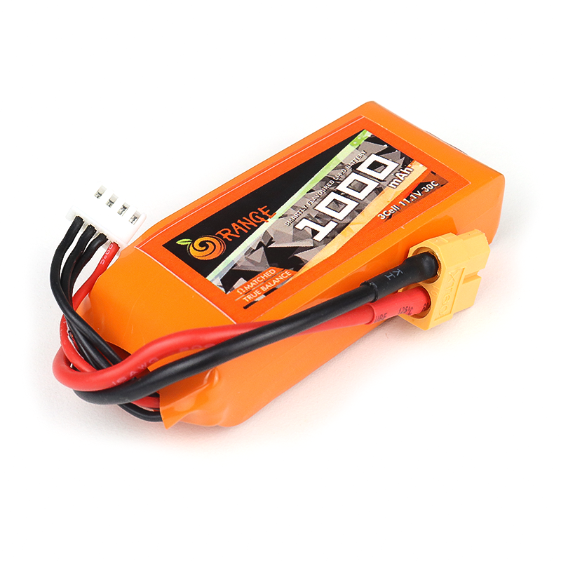Orange 1000mAh 3S 30C/60C Lithium polymer battery Pack (LiPo)