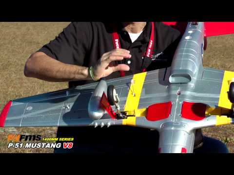 FMS 1400MM (55.1") P-51D (V8) RED TAIL PNP