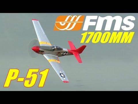 FMS 1700MM (66.9") P51D MUSTANG -RED TAIL PNP
