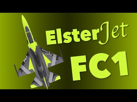 PILOT RC ELSTER JET: FC1 3D COLOUR SCHEME 4-TURBINE READY FULL RETRACT COMBO