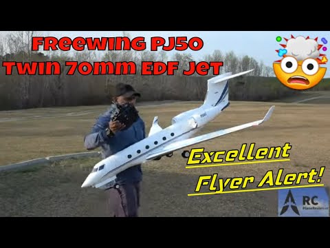 Freewing PJ50 Private Jet Twin 70mm EDF Jet - PNP