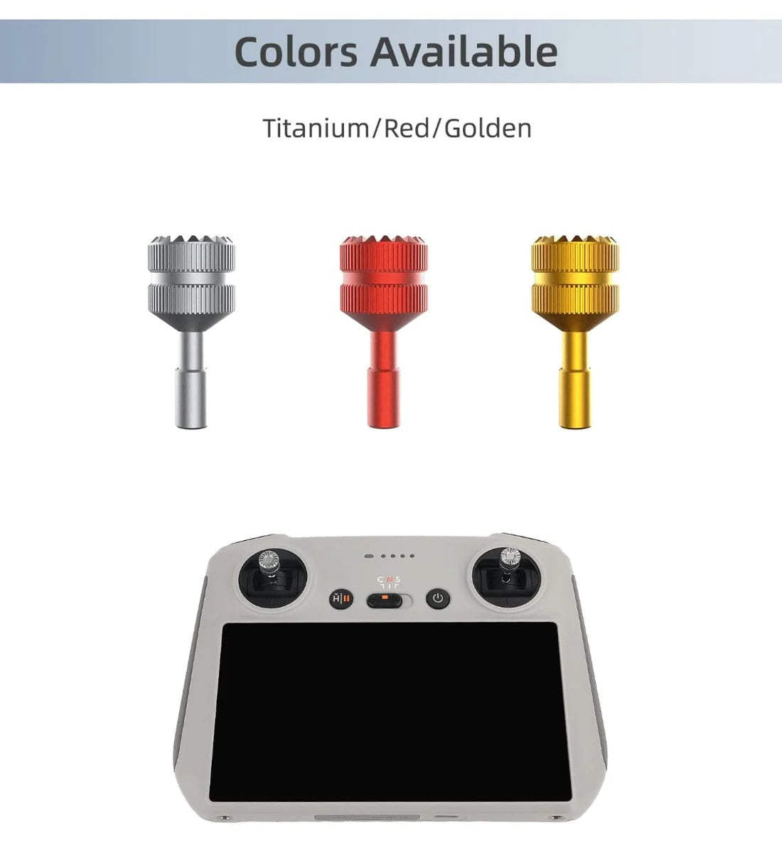 Thumb Rocker For Dji Mini 3 Pro Rc/Mavic 3 Classic Smart Controller Joysticks (Red)