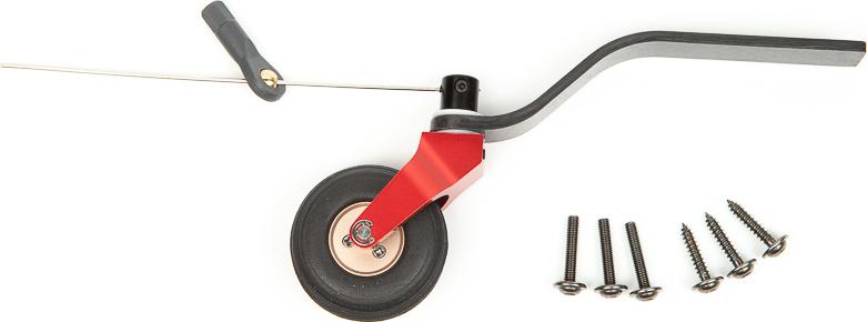 V2 Cnc Alloy & Cf Tail Wheel Assembly 20-40Cc (Kuzkagc107)