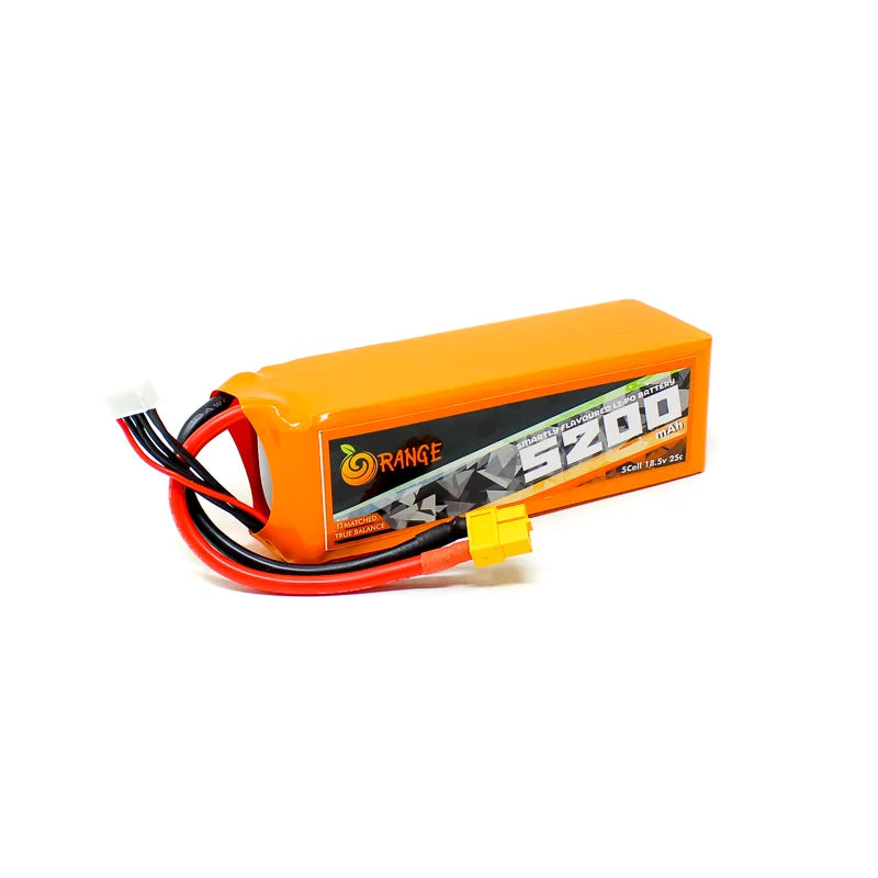 Orange 5200 mAh 5S 25C/50C Lithium polymer battery Pack (LiPo)
