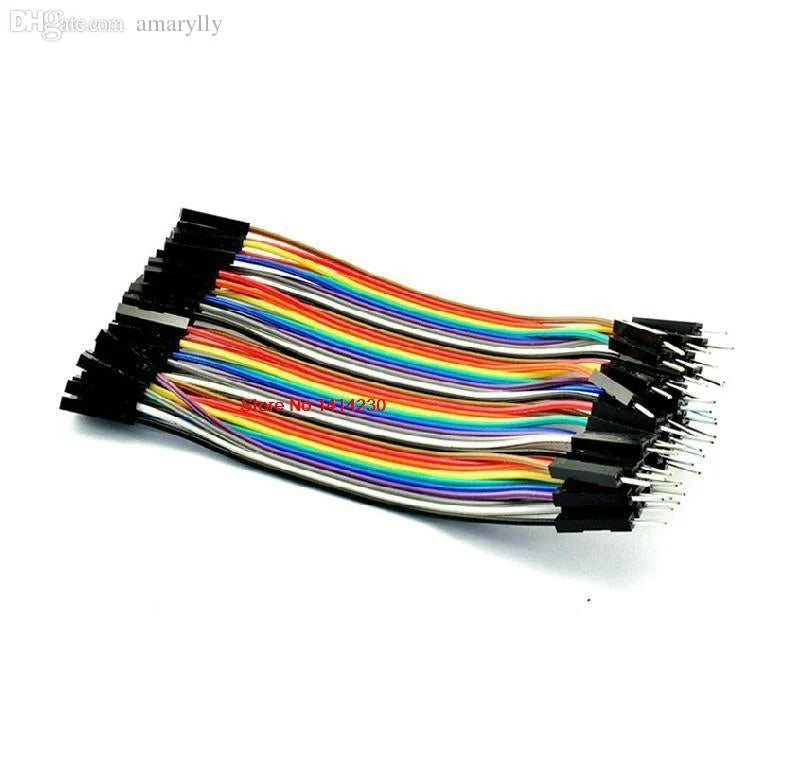 Male To Female Jumper Wires 40 Pcs 10cm